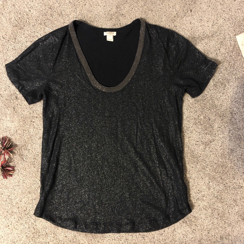 Black sparkle shirt